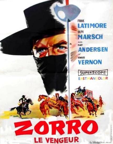 Zorro le vengeur - Affiches
