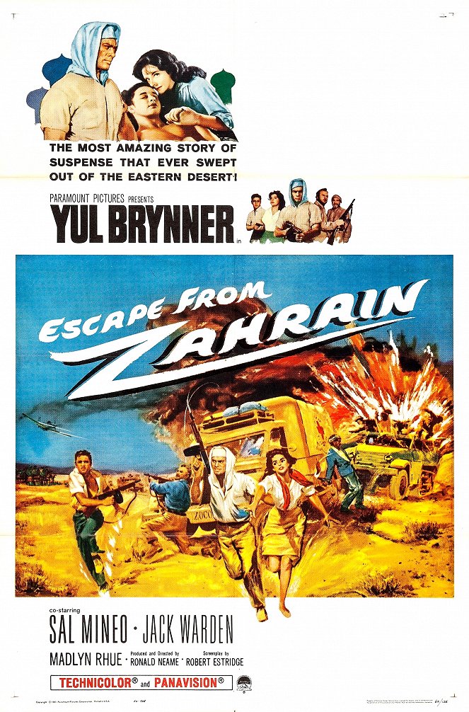Escape from Zahrain - Affiches