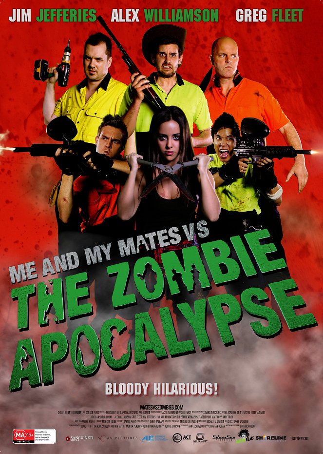 Me and My Mates vs. The Zombie Apocalypse - Plakate