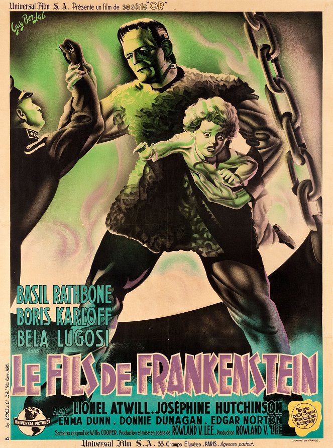 Le Fils de Frankenstein - Affiches