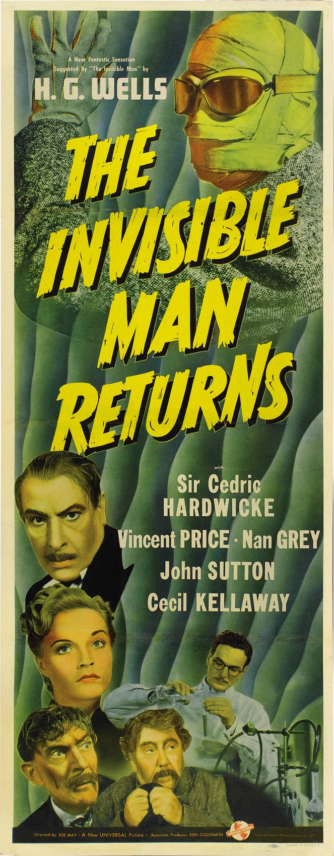 The Invisible Man Returns - Julisteet