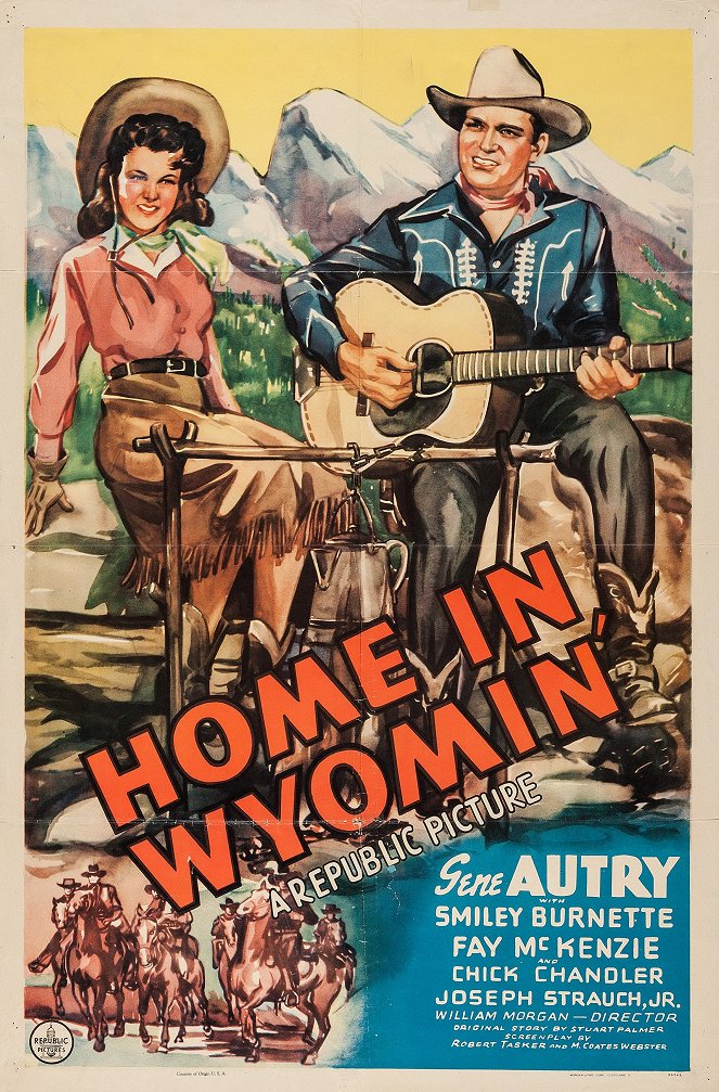 Home in Wyomin' - Carteles