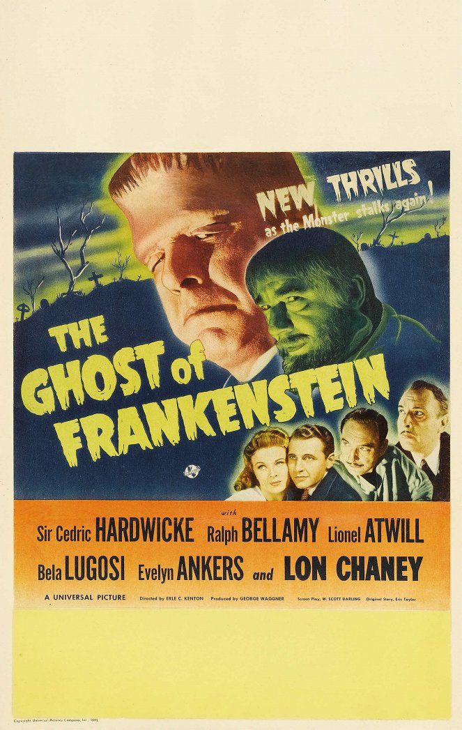 The Ghost of Frankenstein - Posters