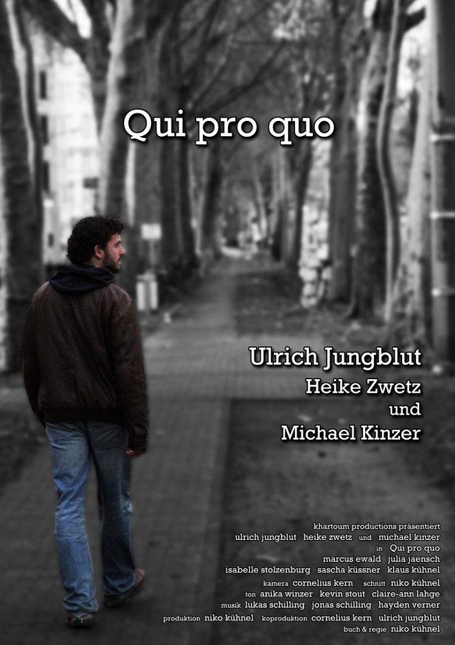 Qui pro quo - Posters