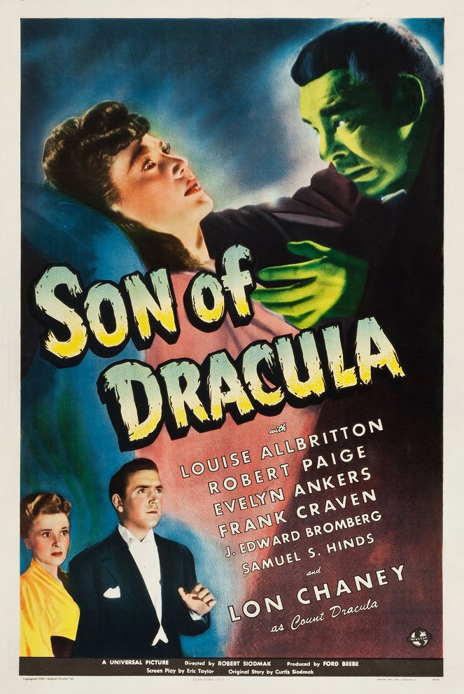 Son of Dracula - Plakaty