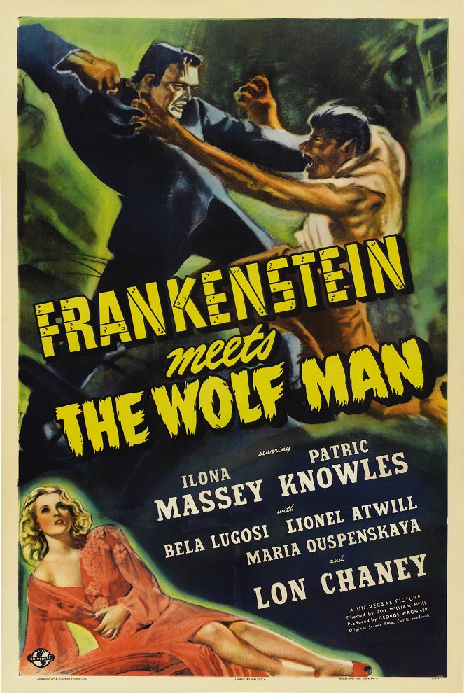 Frankenstein rencontre le Loup-garou - Affiches