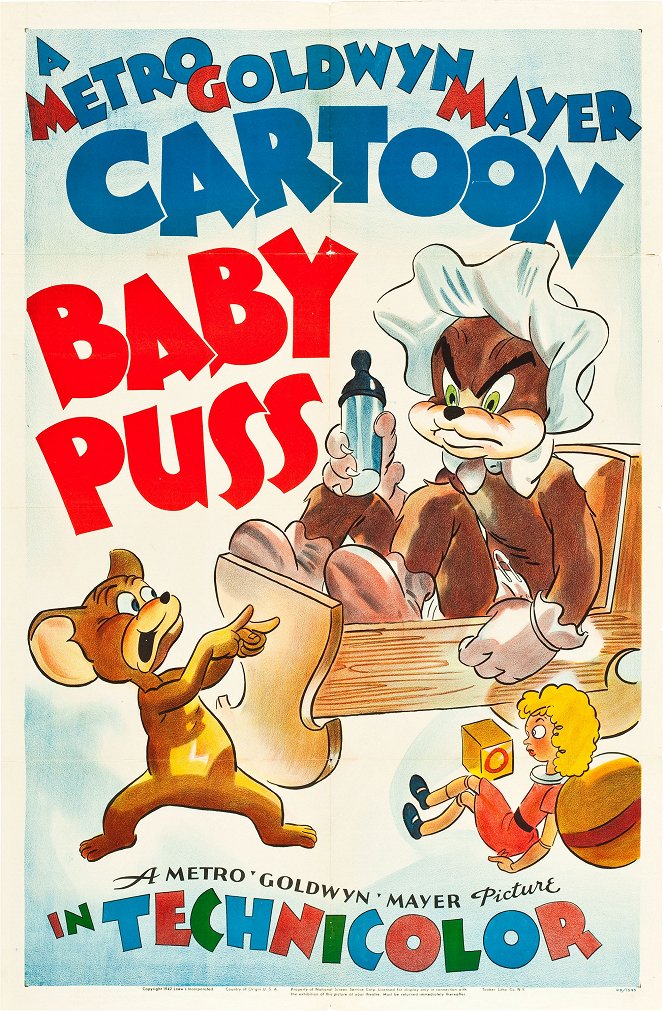 Tom and Jerry - Baby Puss - Julisteet