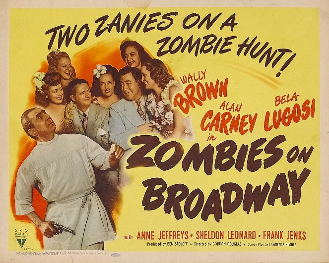 Zombies on Broadway - Carteles