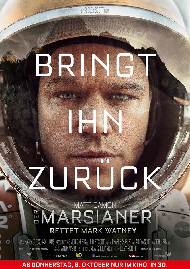 Der Marsianer - Rettet Mark Watney - Plakate