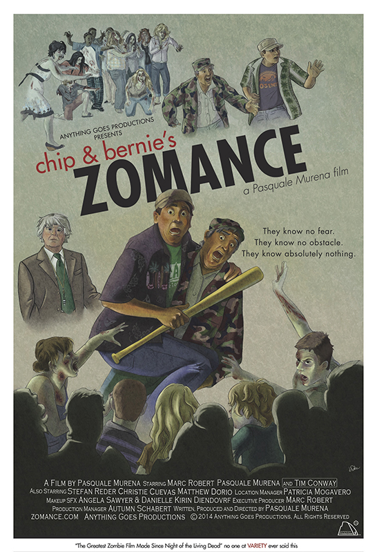 Chip & Bernie's Zomance - Posters