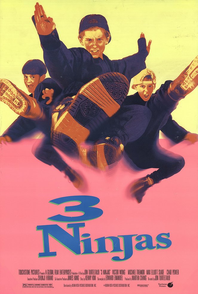 Tres pequeños Ninjas - Carteles