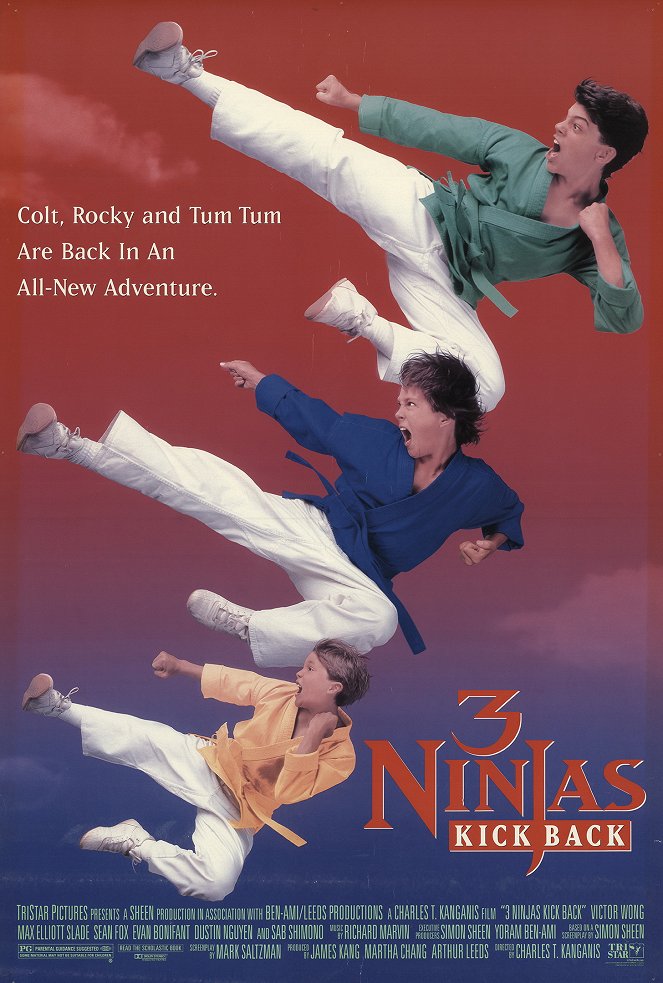 3 Ninjas contratacan - Carteles
