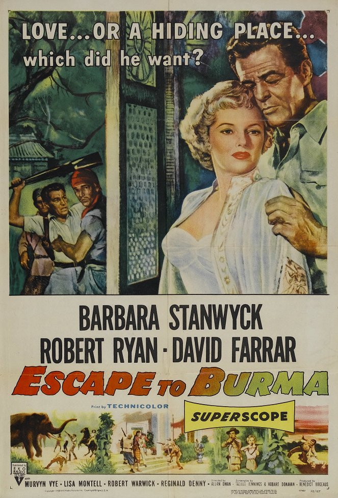 Escape to Burma - Cartazes