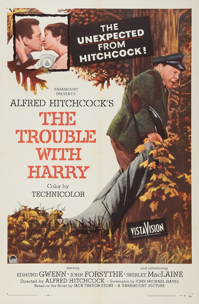 Kłopoty z Harrym - Plakaty