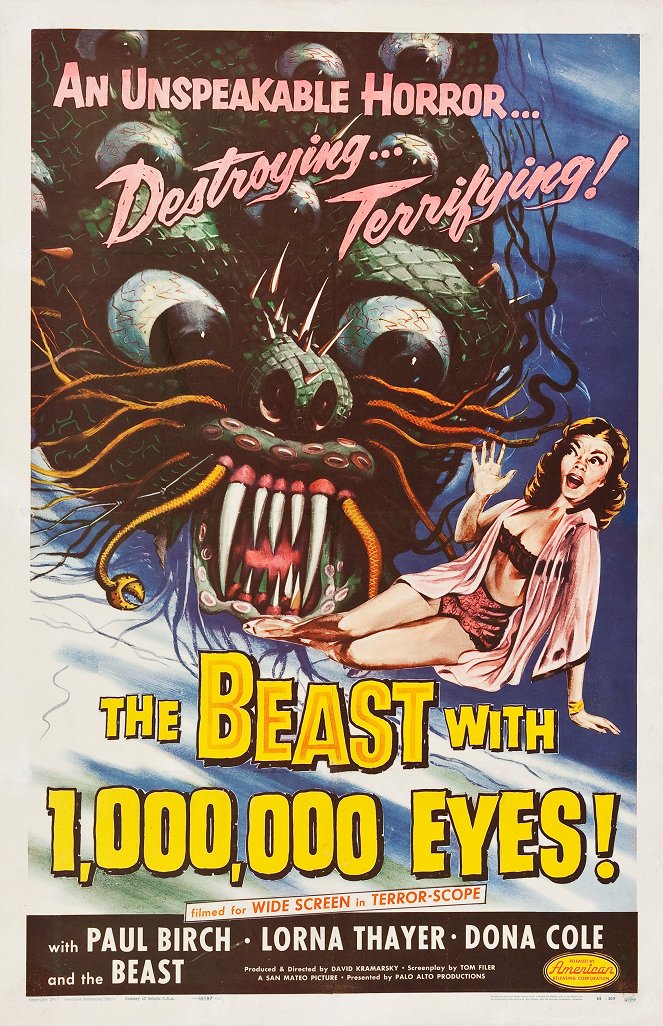 The Beast with 1,000,000 Eyes - Cartazes