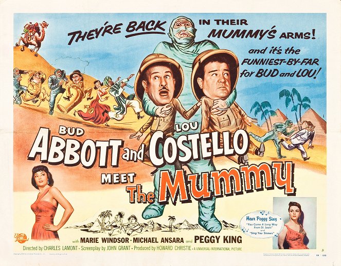 Abbott and Costello Meet the Mummy - Plakaty
