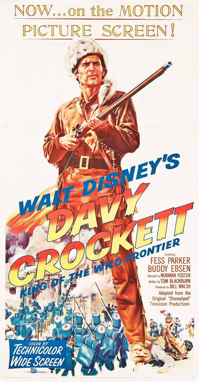 Davy Crockett, król pogranicza - Plakaty
