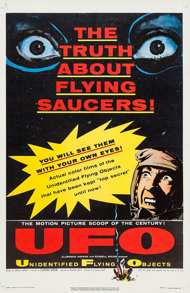 Unidentified Flying Objects: The True Story of Flying Saucers - Cartazes