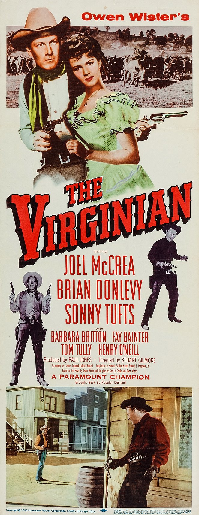 Der Mann aus Virginia - Plakate