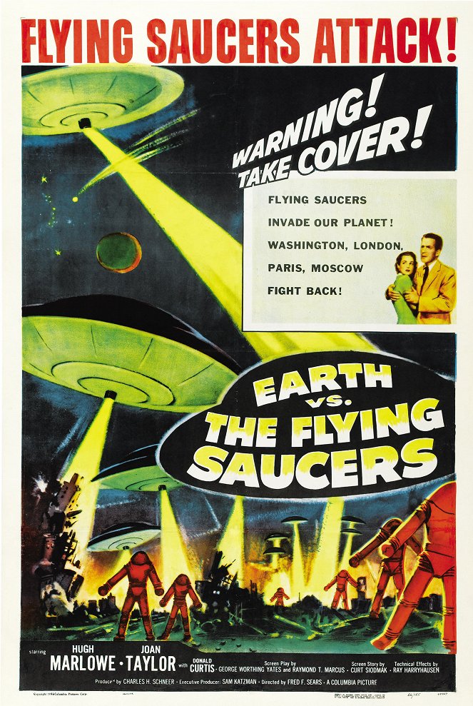 Earth vs. the Flying Saucers - Posters