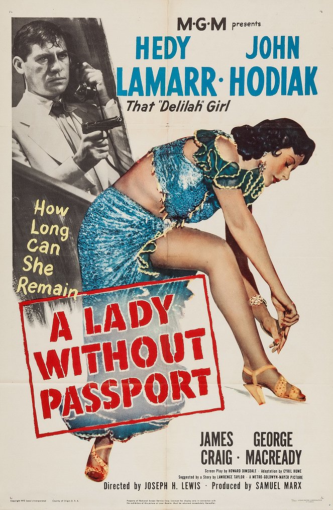 A Lady Without Passport - Cartazes