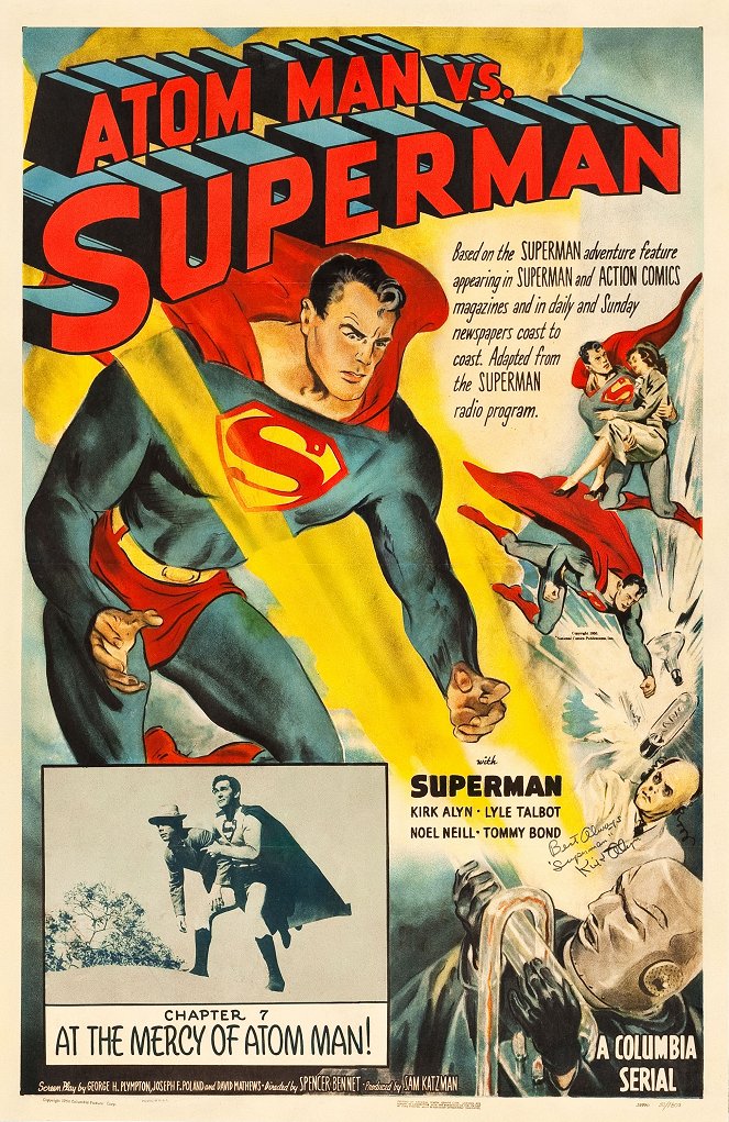 Superman contra el hombre atómico - Carteles