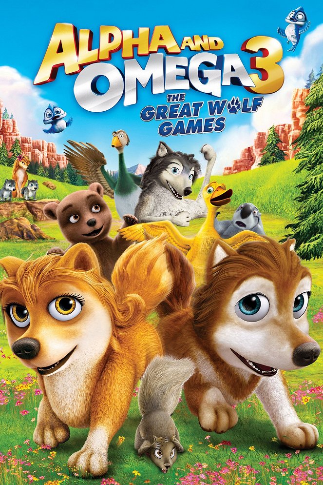 Alpha and Omega 3: The Great Wolf Games - Plakate