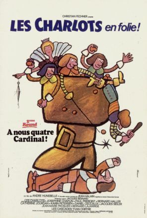 Les Charlots en folie : À nous quatre Cardinal ! - Cartazes