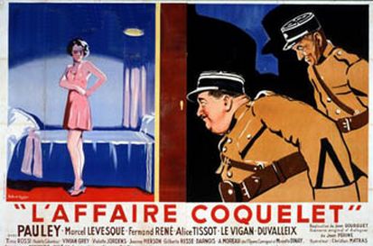 L'Affaire Coquelet - Plakate