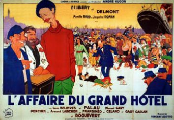 L'Affaire du Grand Hôtel - Plagáty