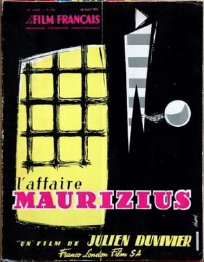 El caso Maurizius - Carteles