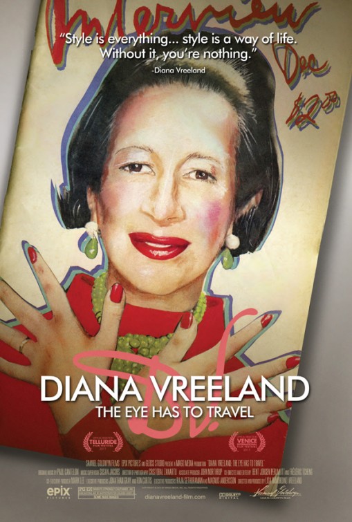 Diana Vreeland: The Eye Has to Travel - Plakaty