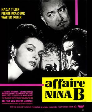 L'Affaire Nina B. - Posters