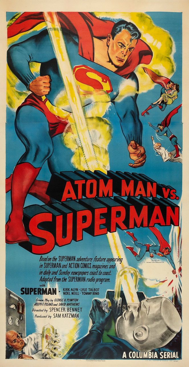 Atom Man Vs. Superman - Cartazes