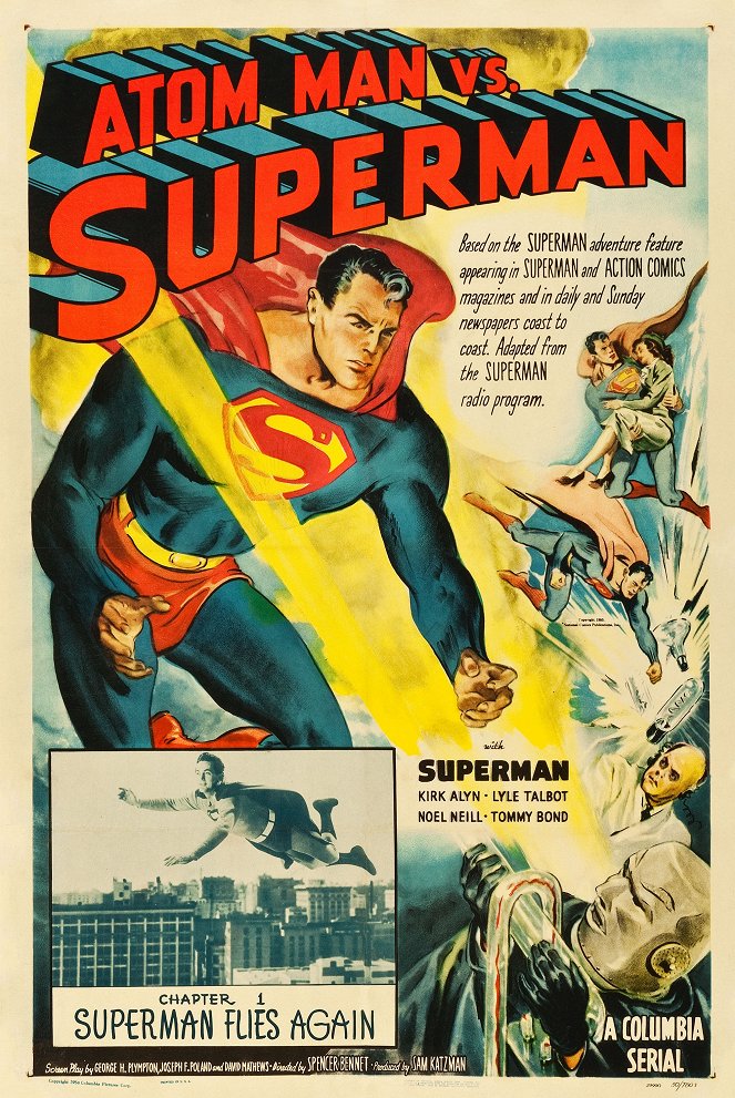 Atom Man Vs. Superman - Cartazes