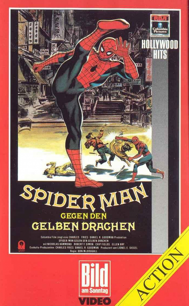 Spider-Man gegen den gelben Drachen - Plakate