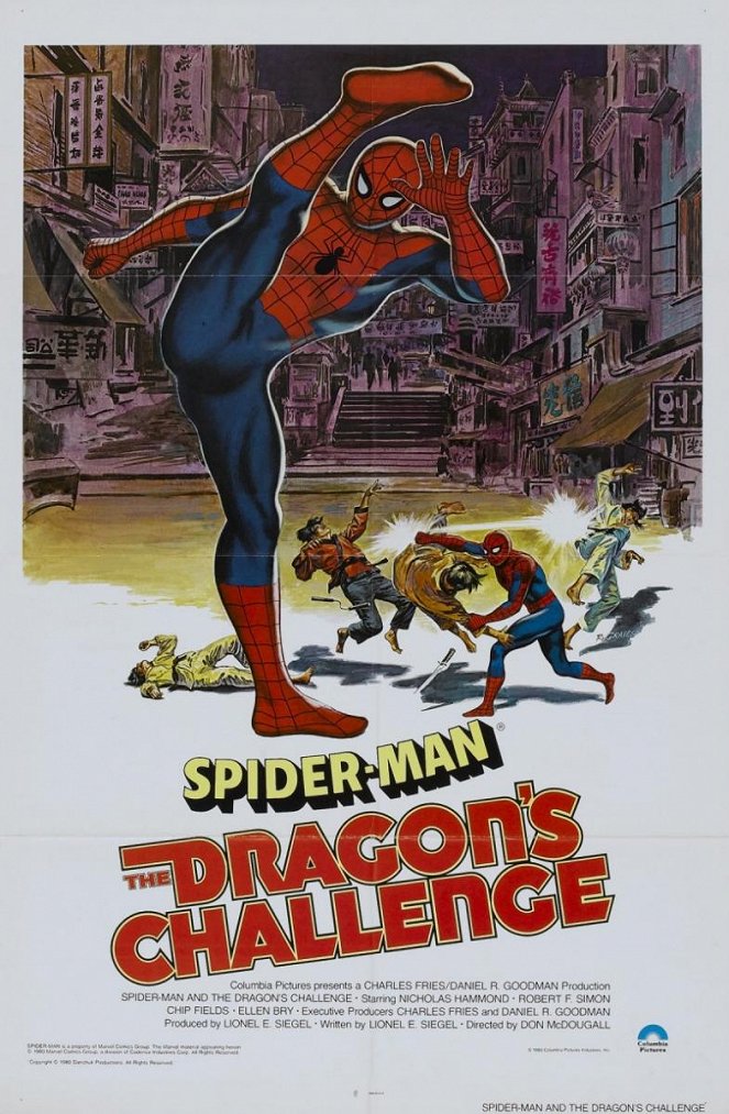 Spider-Man gegen den gelben Drachen - Plakate