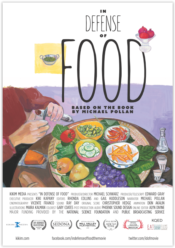 In Defense of Food - Cartazes
