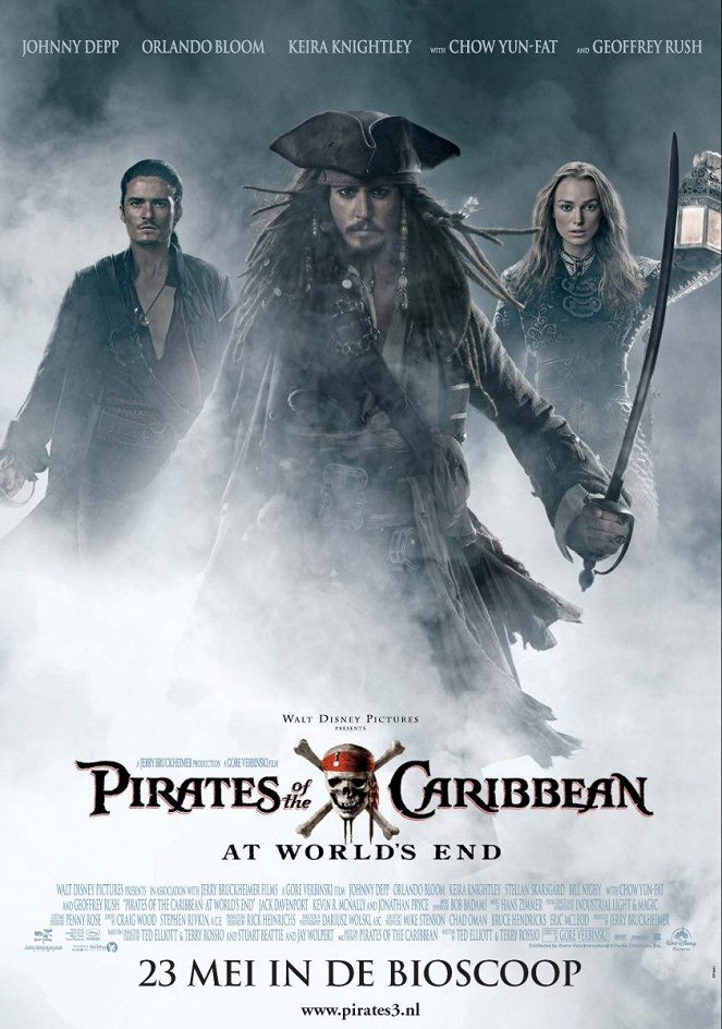 Piratas das Caraíbas - Nos Confins do Mundo - Cartazes