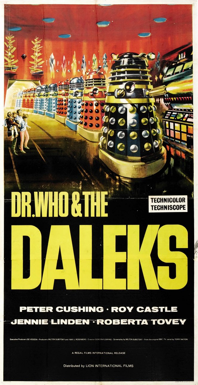 Dr. Who y los Daleks - Carteles