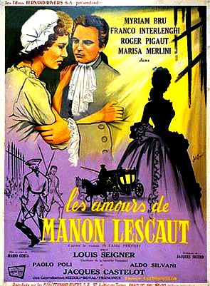 The Lovers of Manon Lescout - Posters