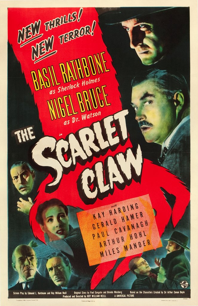 The Scarlet Claw - Affiches