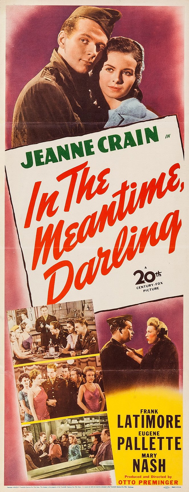 In the Meantime, Darling - Plakáty