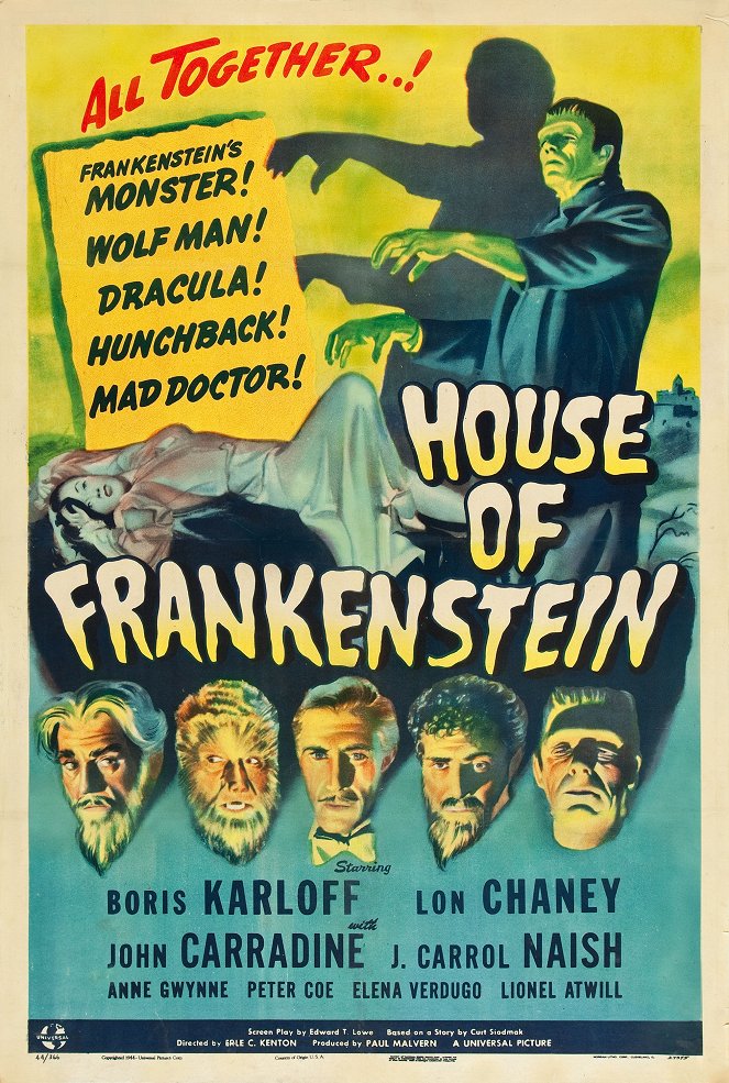House of Frankenstein - Plakaty