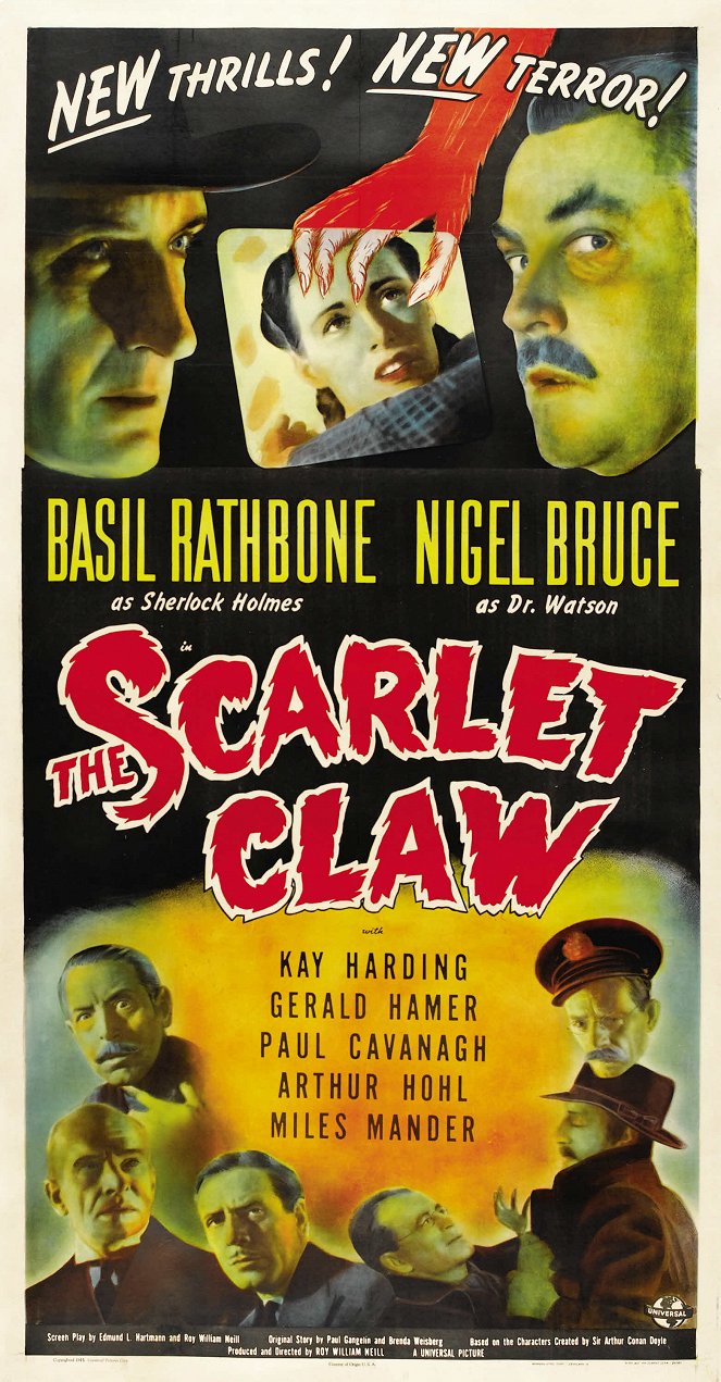 The Scarlet Claw - Plakaty