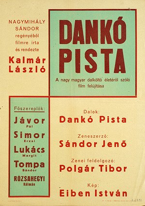 Dankó Pista - Plakaty