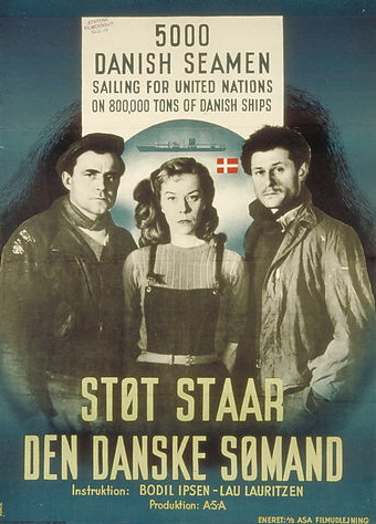 Støt står den danske sømand - Plakate