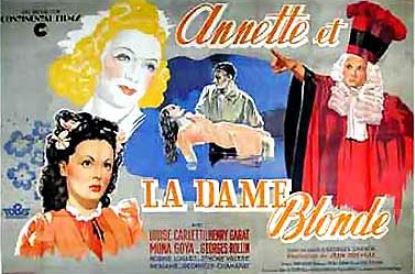 Annette et la dame blonde - Plakate