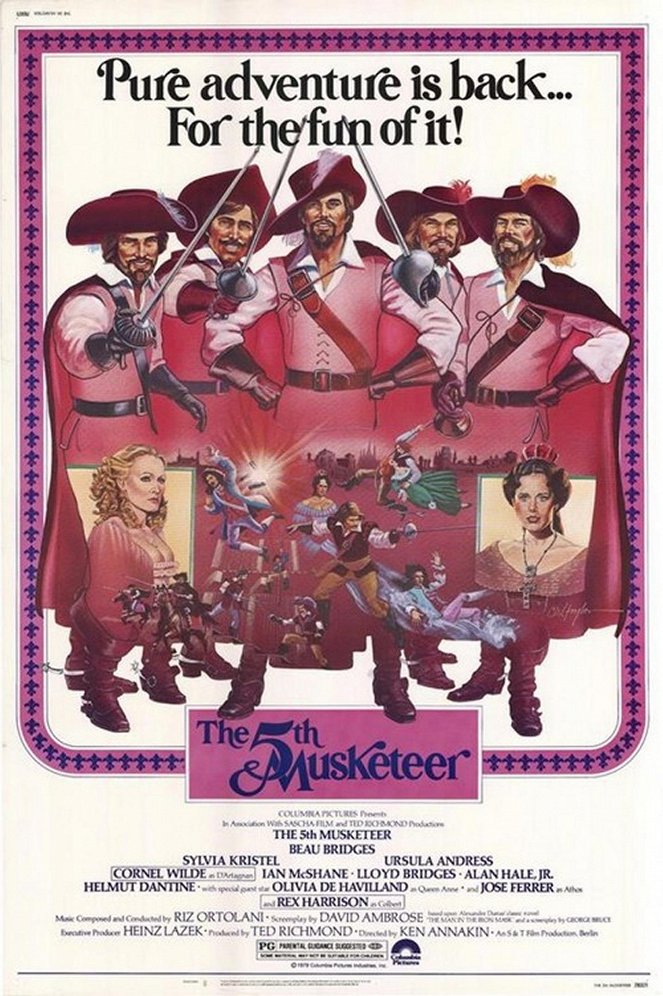 The Fifth Musketeer - Plakaty