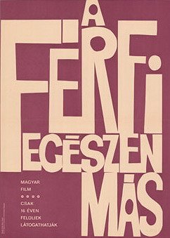 A férfi egészen más - Posters